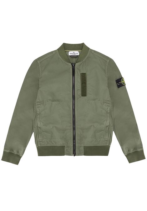 Giubbino bambino misto cotone e nylon Stone Island | 8052572864278/DEBVERDE